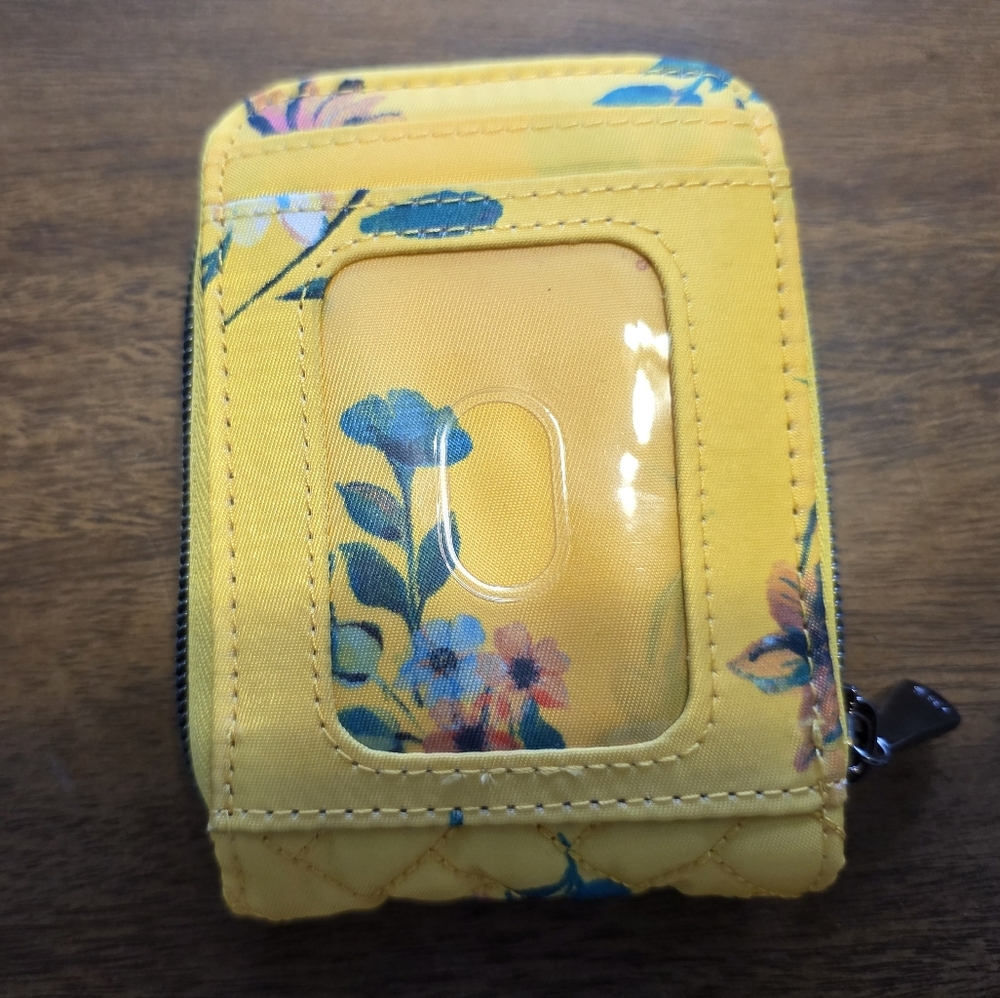 Lug Flurry RFID Wallet in Bouquet Yellow - Picture 2 of 3